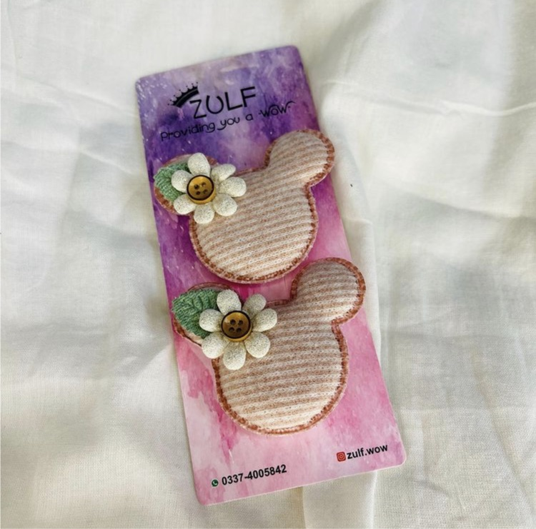 BUNNY HAIR CLIPS
