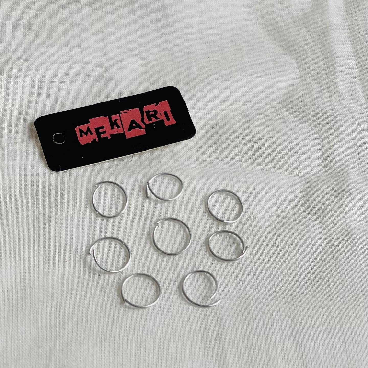German silver nosering Pair