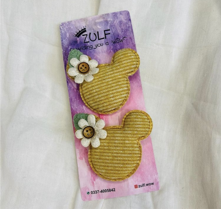 BUNNY HAIR CLIPS