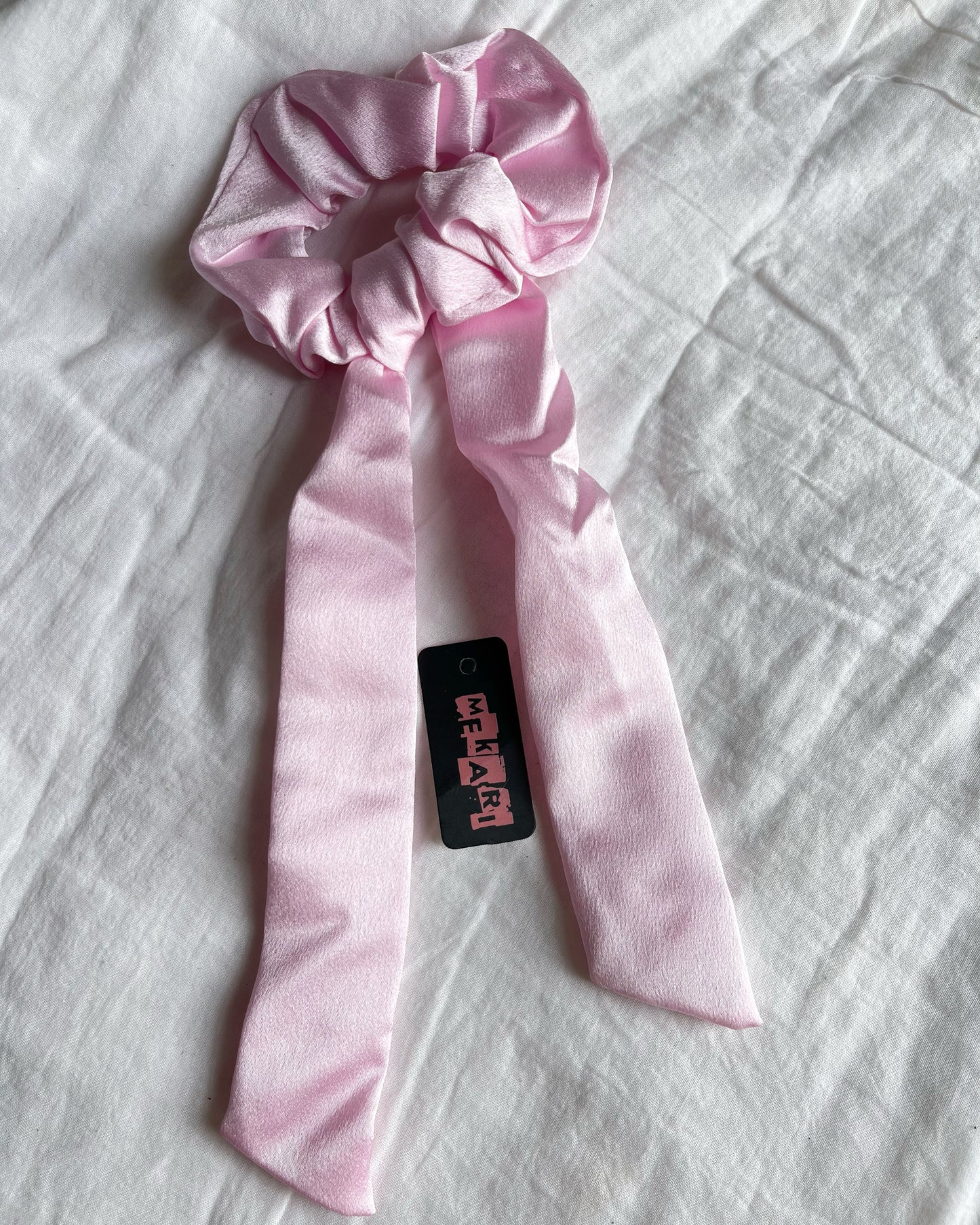 Pink Knot Scrunchie
