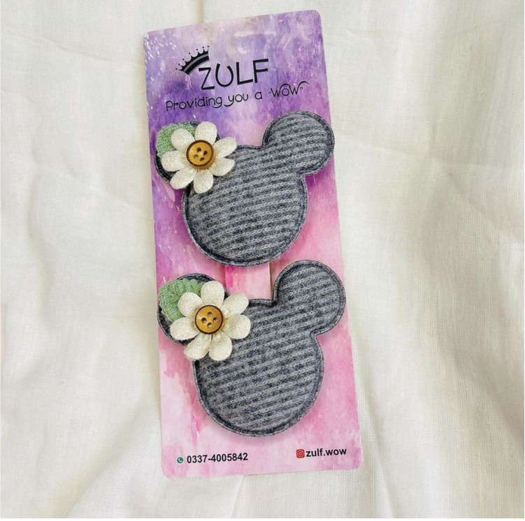 BUNNY HAIR CLIPS