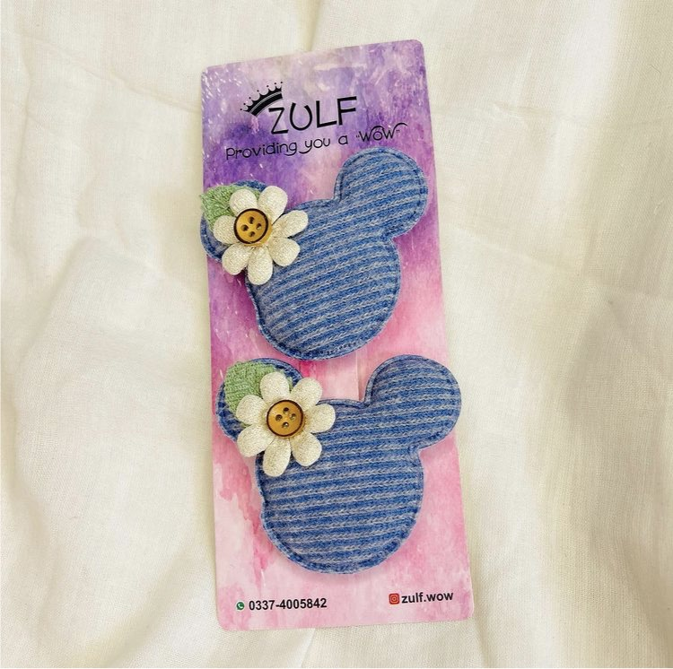 BUNNY HAIR CLIPS