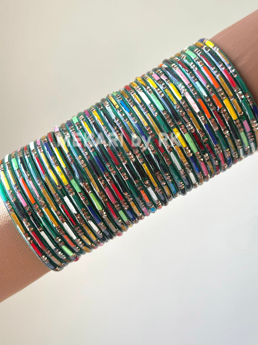 Anaya Green Bangles