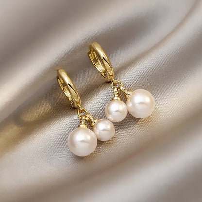 Pearl Whisper Hoops
