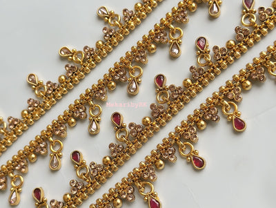 Polki Glow Anklet