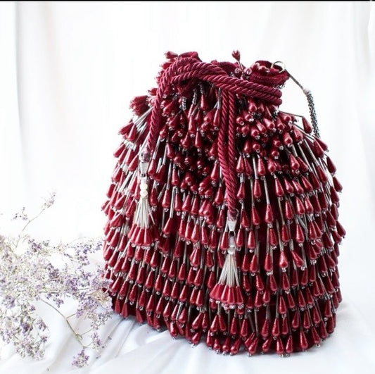Cherry Red Potli