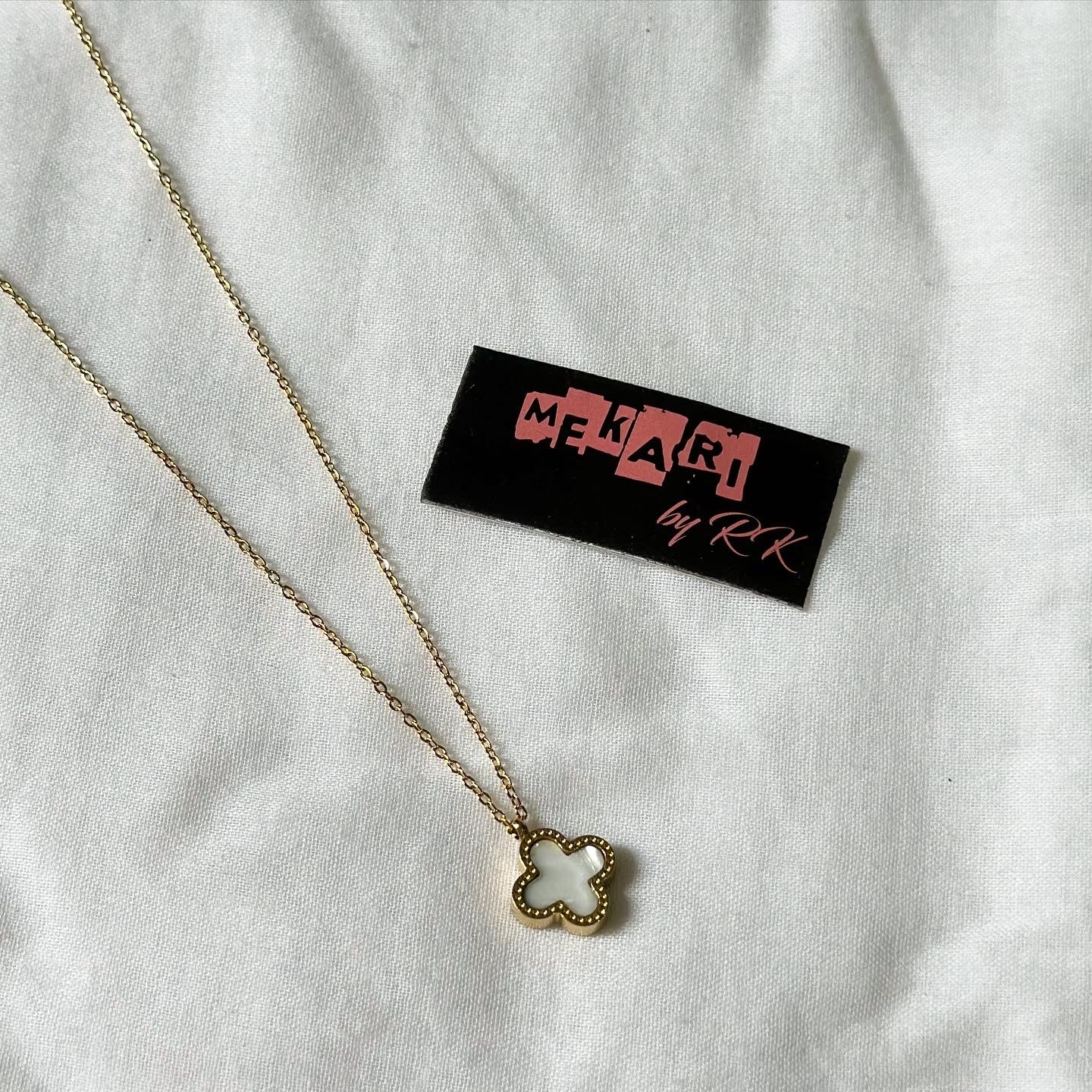 Dual Sided Clover Necklace