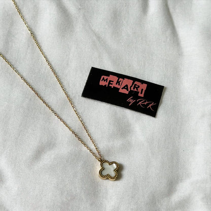 Dual Sided Clover Necklace