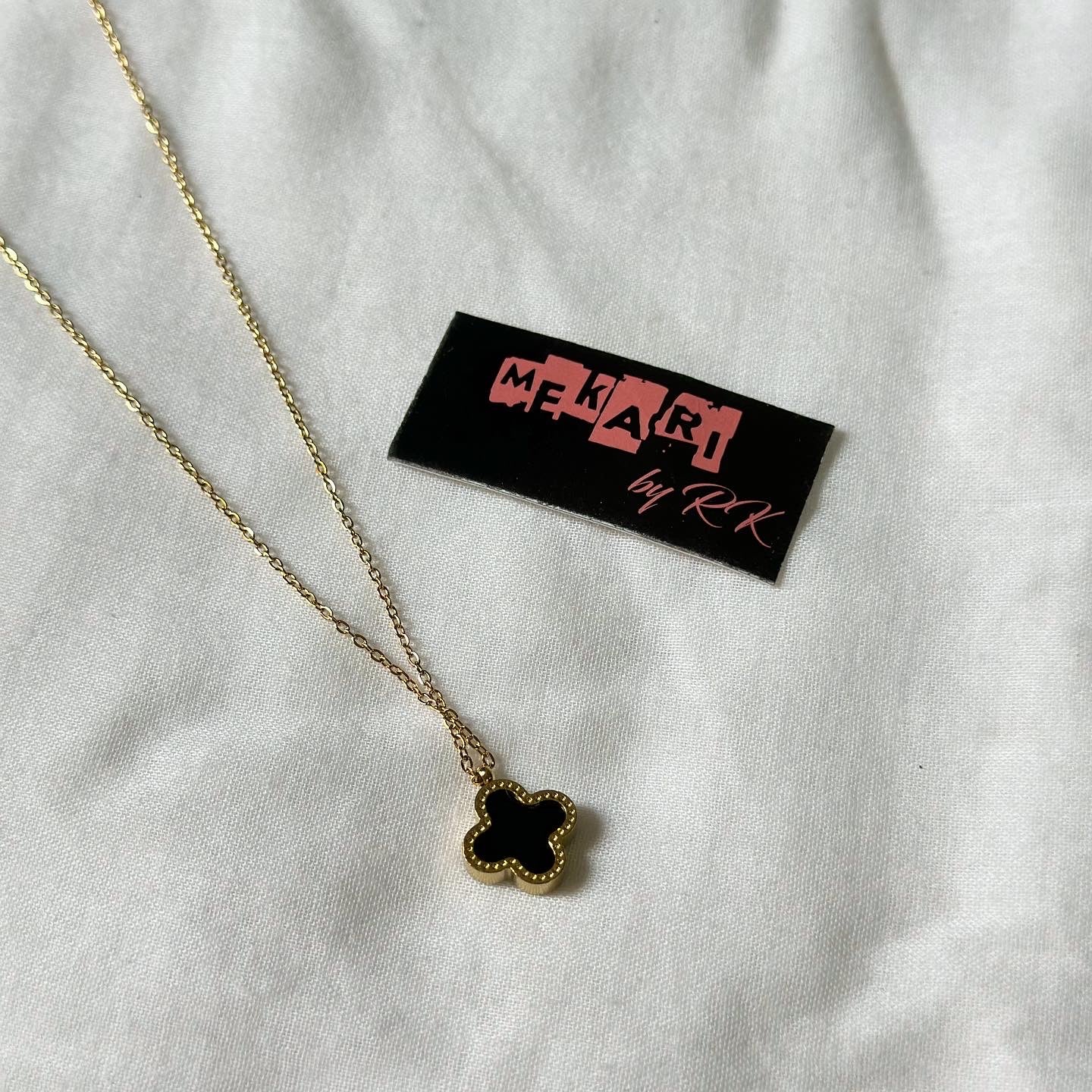 Dual Sided Clover Necklace