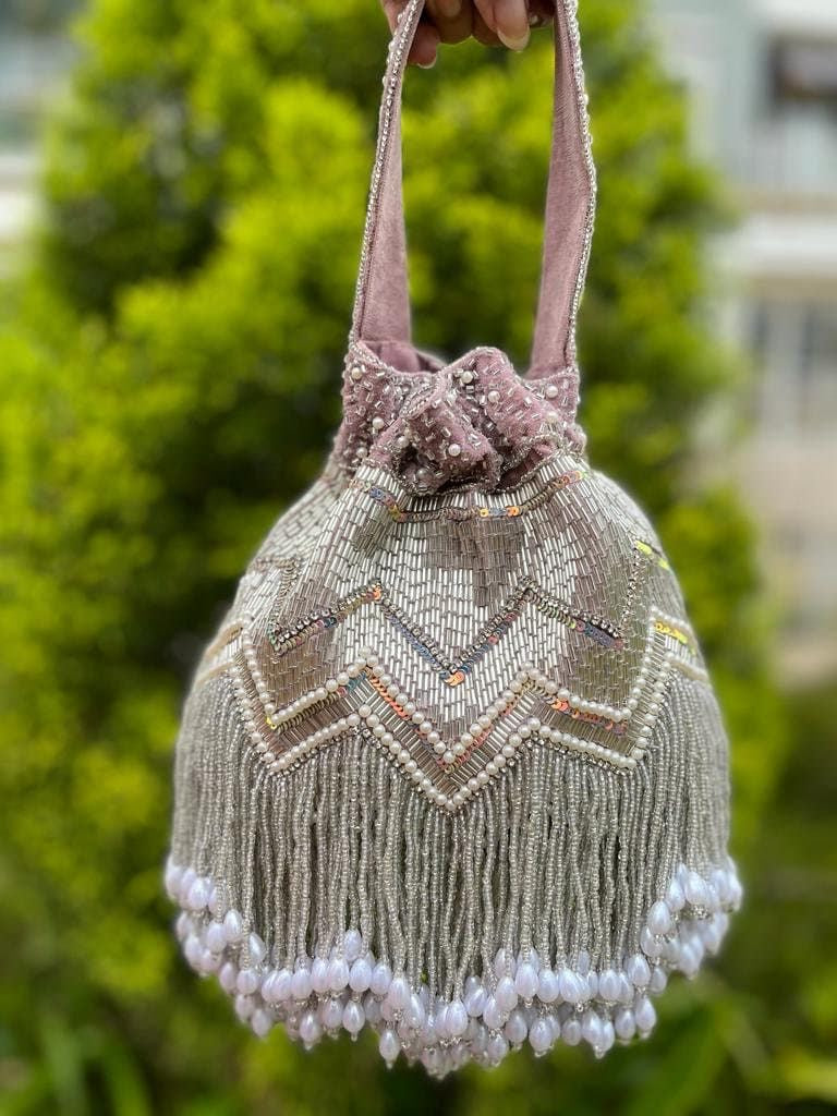 Pink Potli Clutch