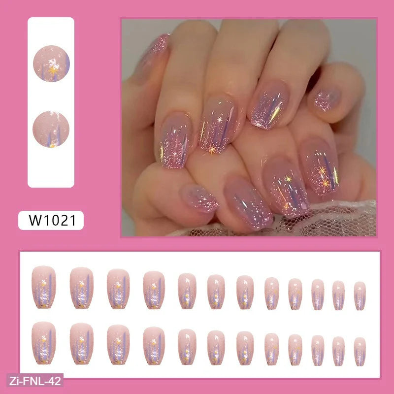 Pastel Pink Nails