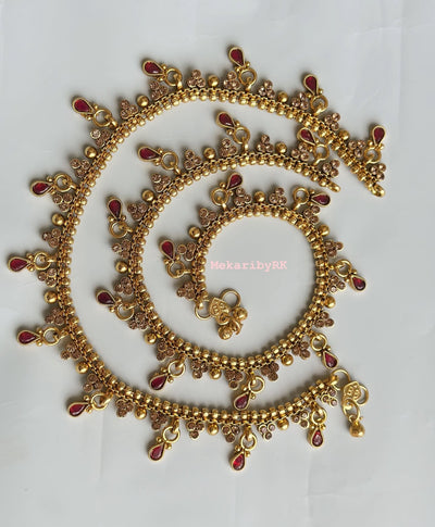 Polki Glow Anklet