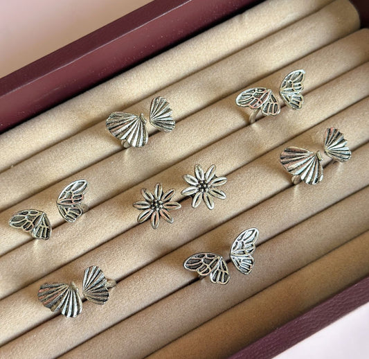 Oxidised Silver Rings