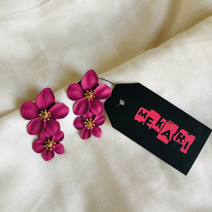 DUAL FLOWER STUD