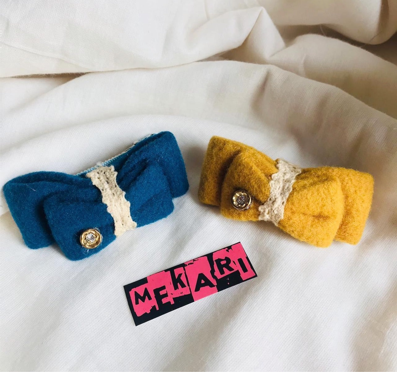 Double Bow Barrette