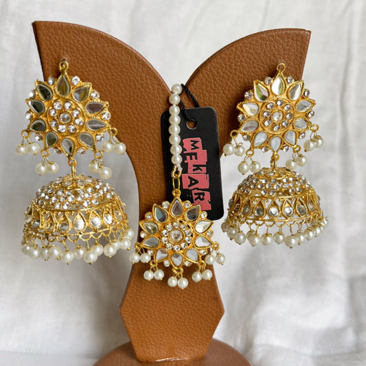 Jhumki Teeka Set