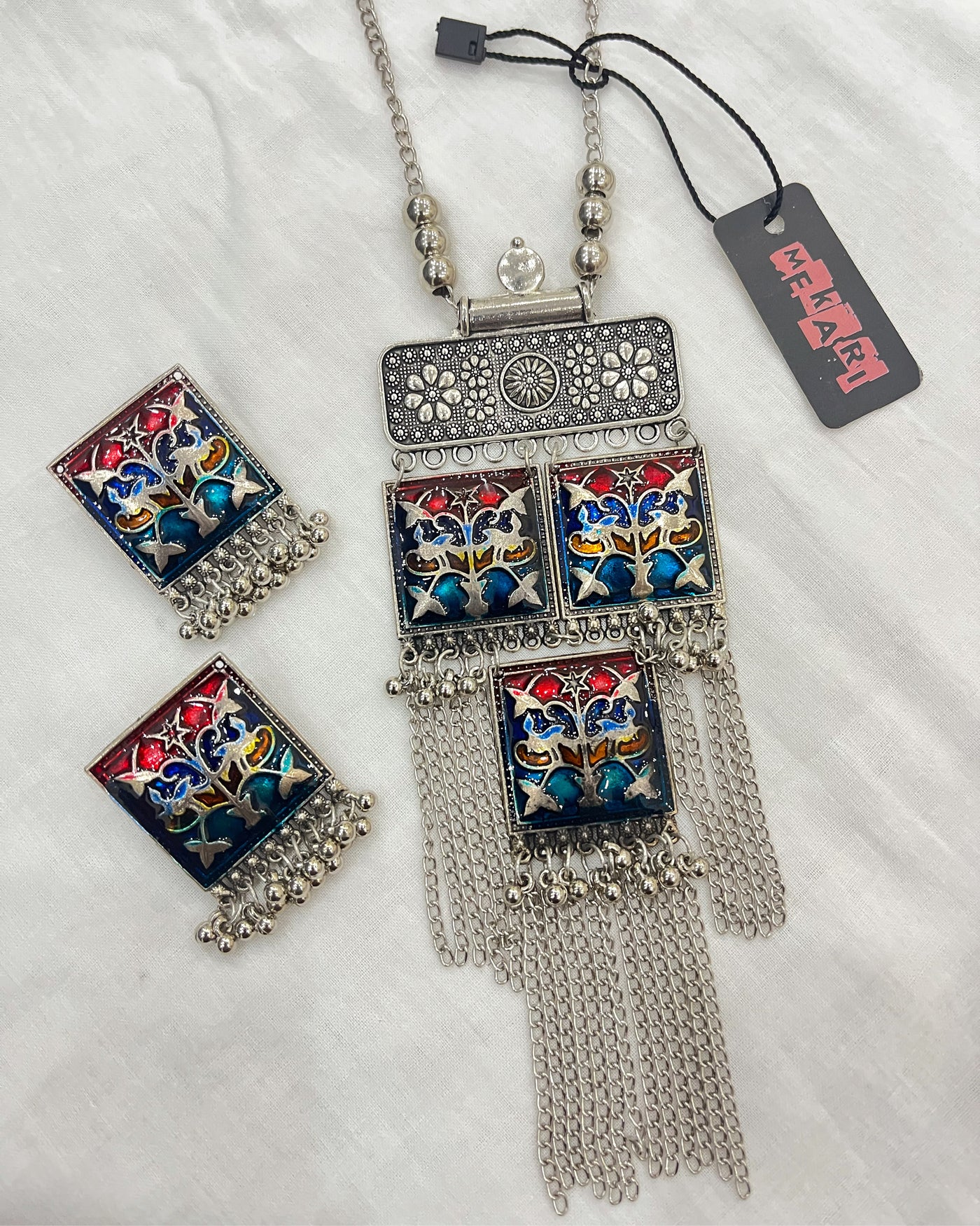 Block Painted Mala