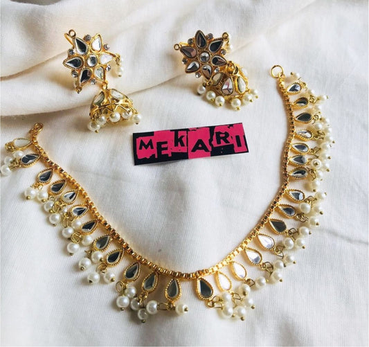 POLKI KUNDAN SET