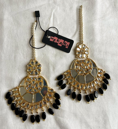 Mirror Phool  Baali (Black)