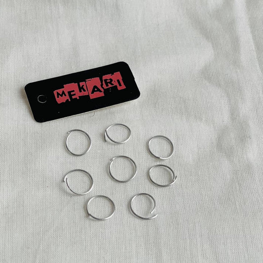 German silver nosering Pair