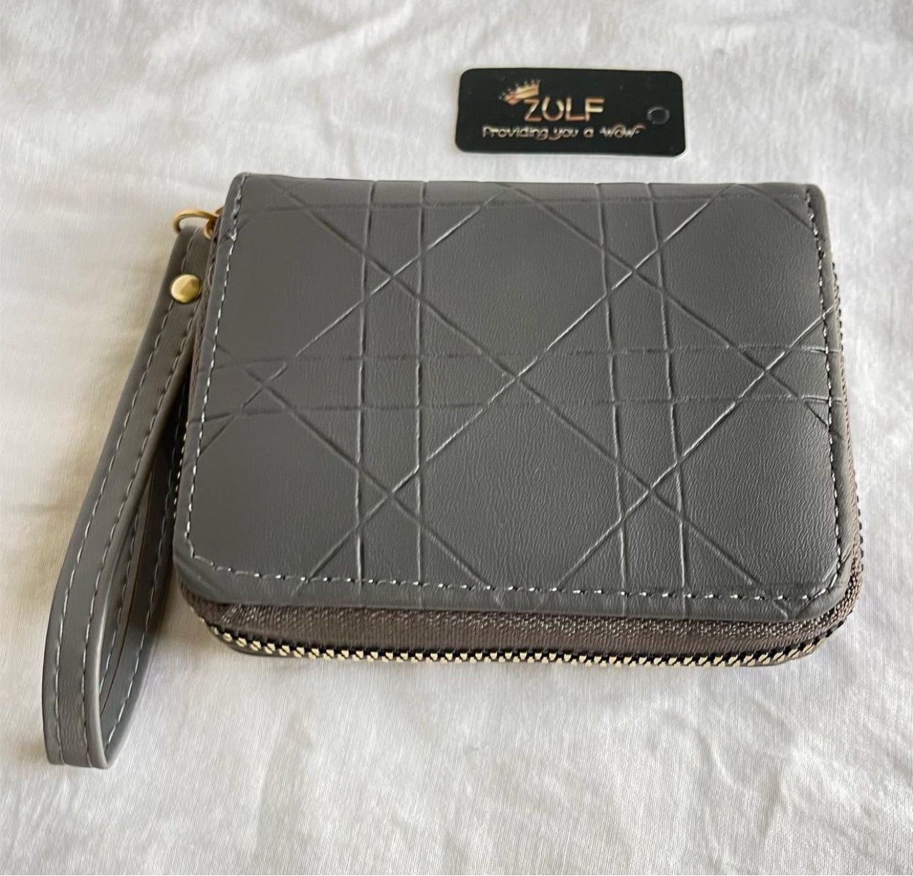 Grey Bow Wallet