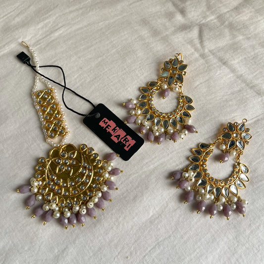 Lavender Teeka Set