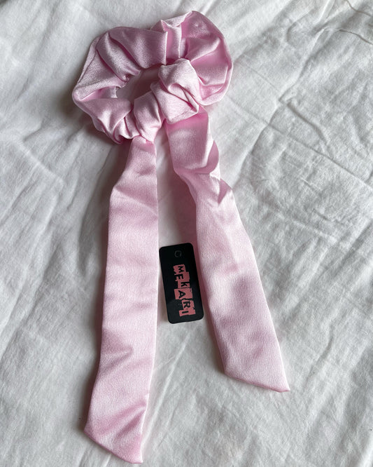 Pink Knot Scrunchie