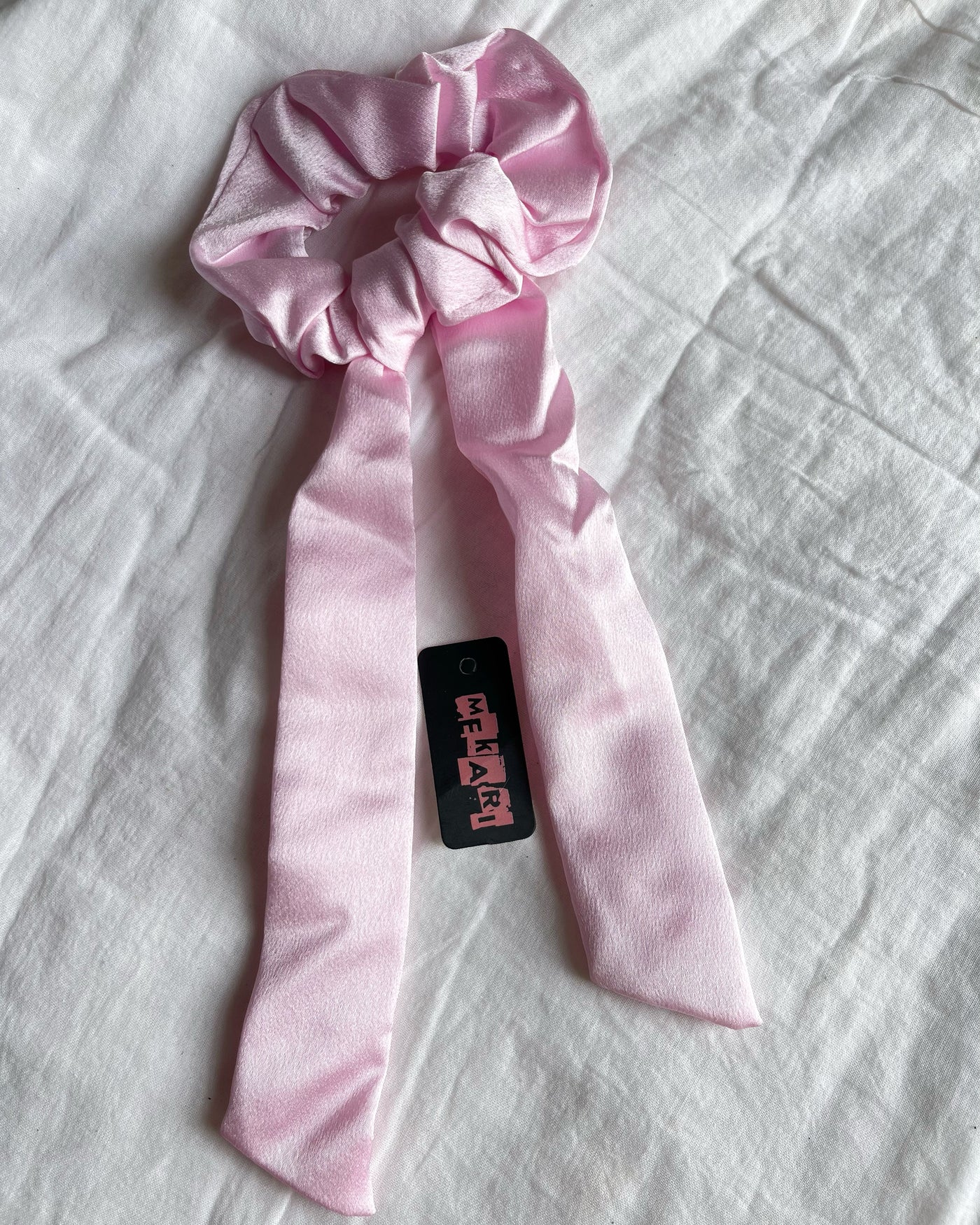 Pink Knot Scrunchie
