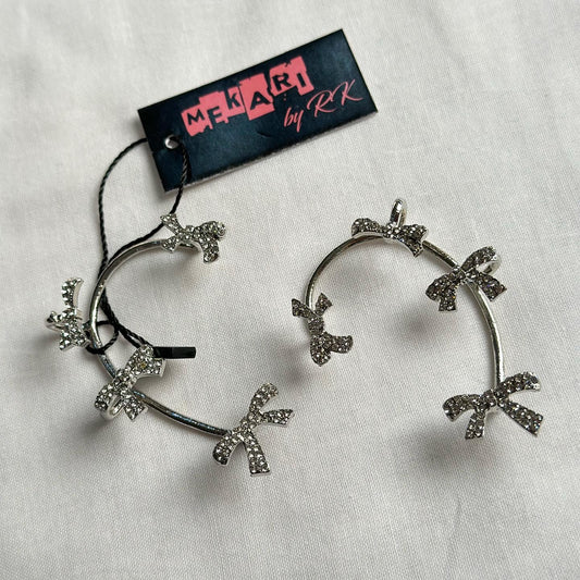Zircon Bow Earcuff